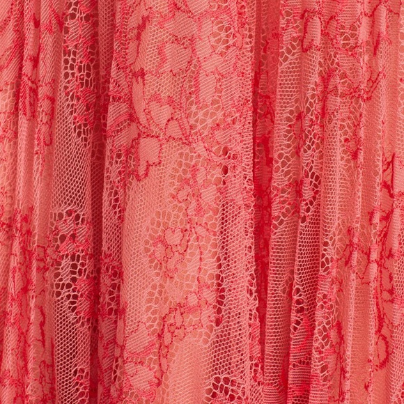 NWT Burberry Wilton Pleated Lace Skirt size 0 - Picture 5 of 6